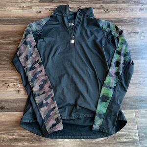 ZYIA Active Stay Warm Reflective 1-4 Zip - Size M Camo print